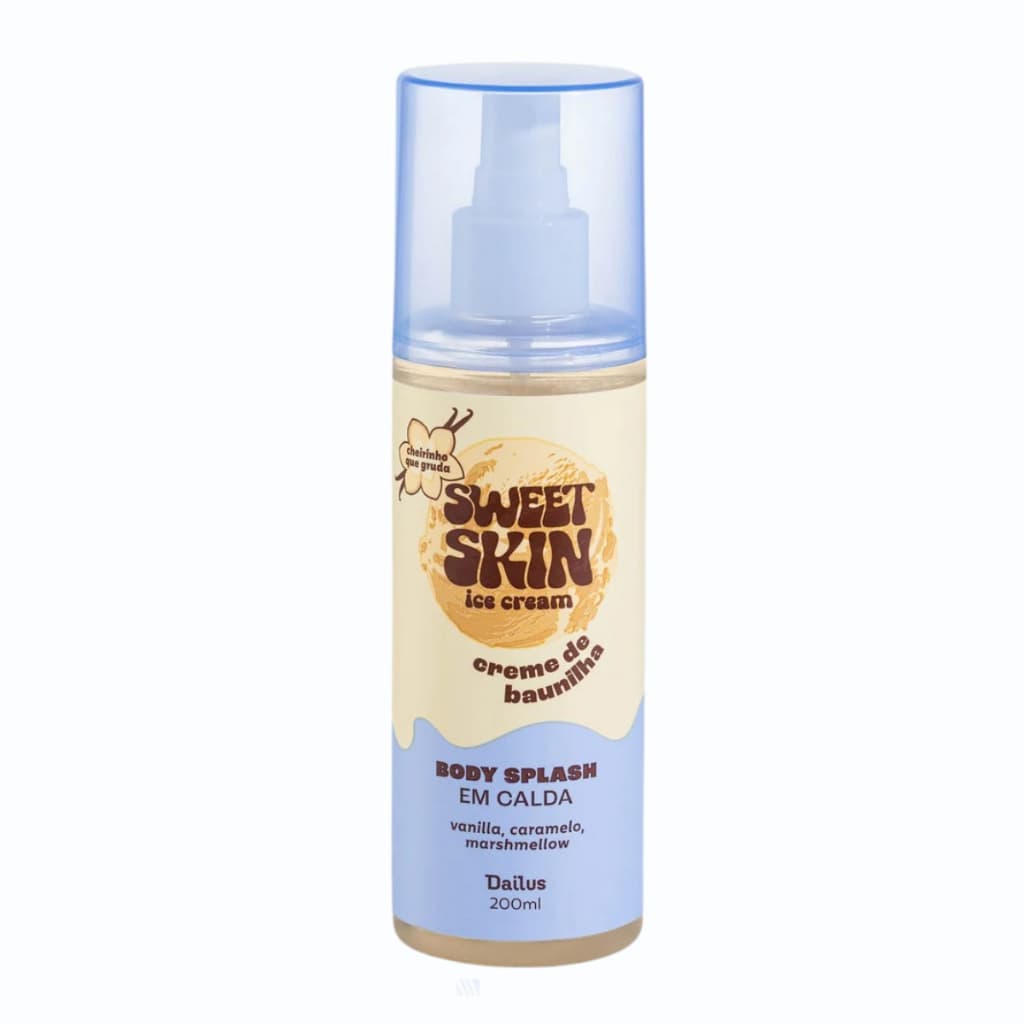 Body Splash Dailus Sweet Skin Baunilha 200ml Perfume Corporal