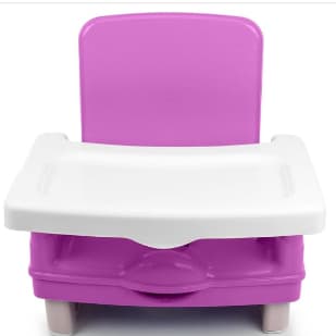Cosco Kids, Cadeira de Refeição Portátil Smart, Rosa/Cadeirinha de Alimentação Portátil/Cadeira Para Papinha