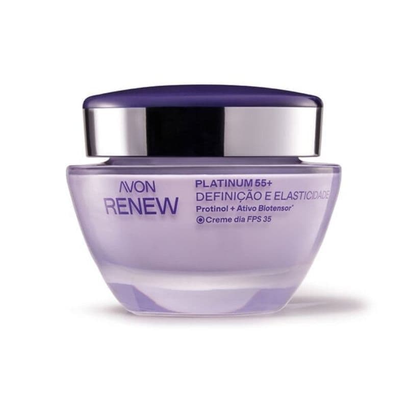 Renew Platinum 55+ Dia Fps35 Creme Anti-idade 50g Avon