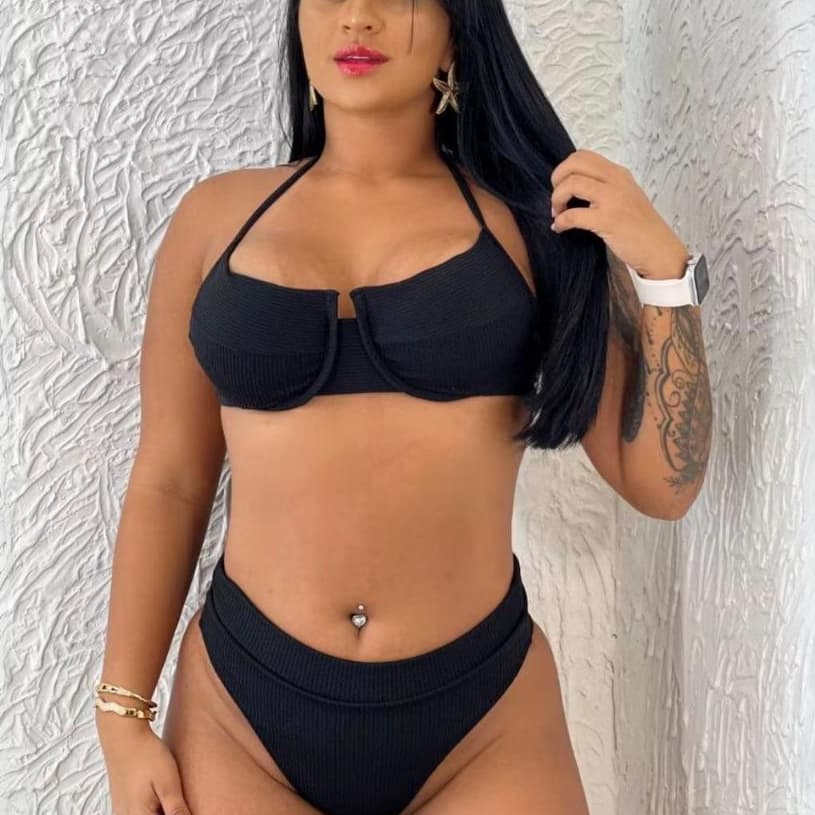 Biquíni Hot Pant Cintura Alta .Com Forro, Meia Taça Tecido Anaruga