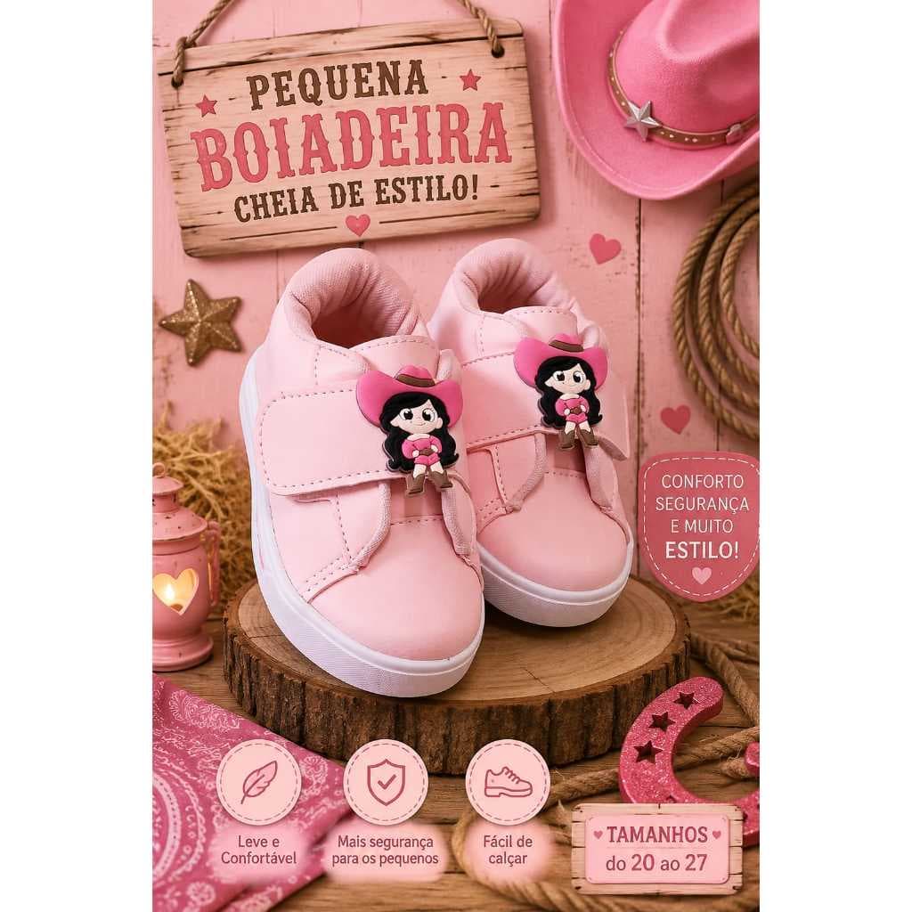 Tênis Boiadeira Calcados Infantil 20 ao 34