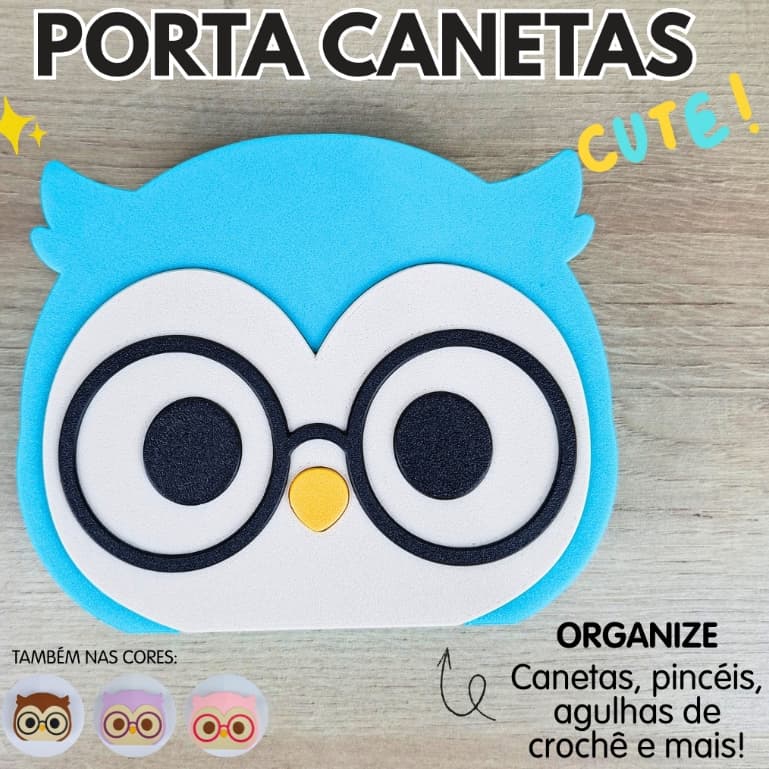 Organizador de Mesa 2 divisórias | Porta Canetas | Porta Lápis | Escritório | Porta Objetos