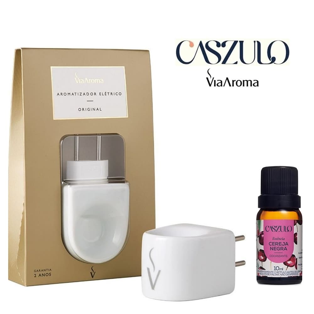 Aromatizador Via Aroma Essência Caszulo - ESCOLHA o MODELO - Difusor Aromaterapia