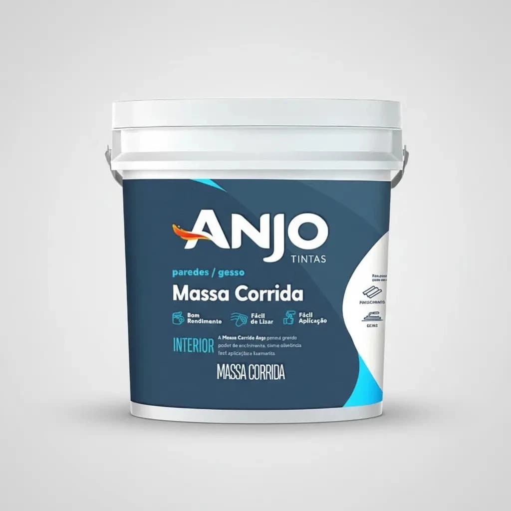Massa Corrida Pva Branca Premium Interno Para Parede