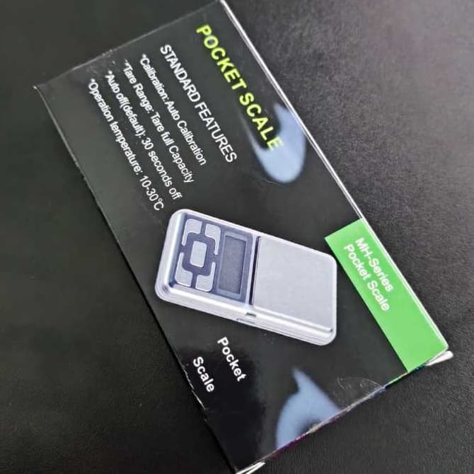 Mini Balança Digital De Bolso Alta Precisão Portátil 0,01g Até 500g Digital LCD Bandeja Cozinha