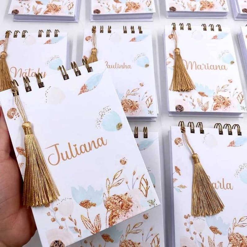 Bloco de notas capa dura bloquinho 10x15 Bloco personalizado
