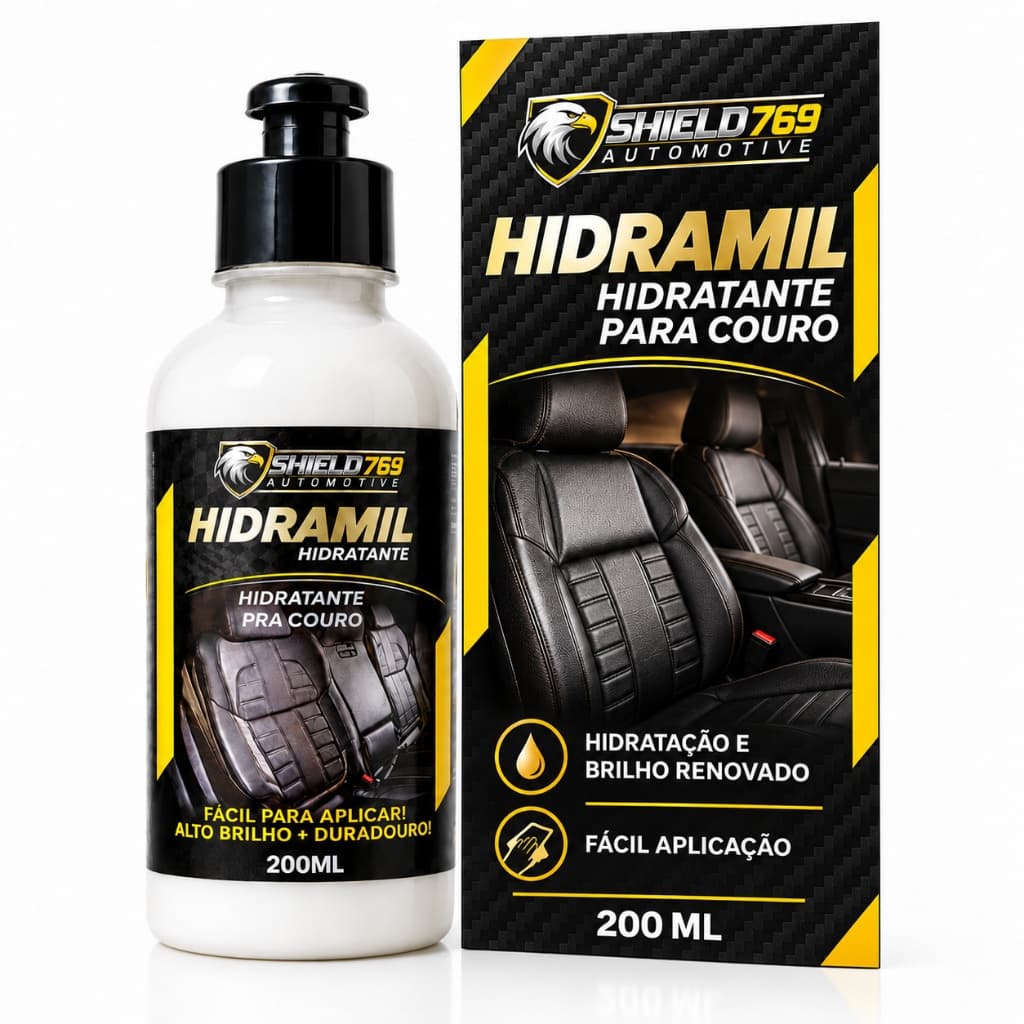 Limpa Hidrata Couro Automotivo Banco De Carro Proteja e Restaura Brilho Original