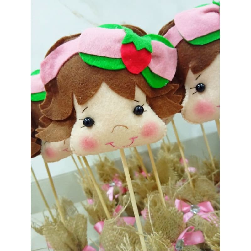 Centro de mesa individual decorativo Moranguinho🍓