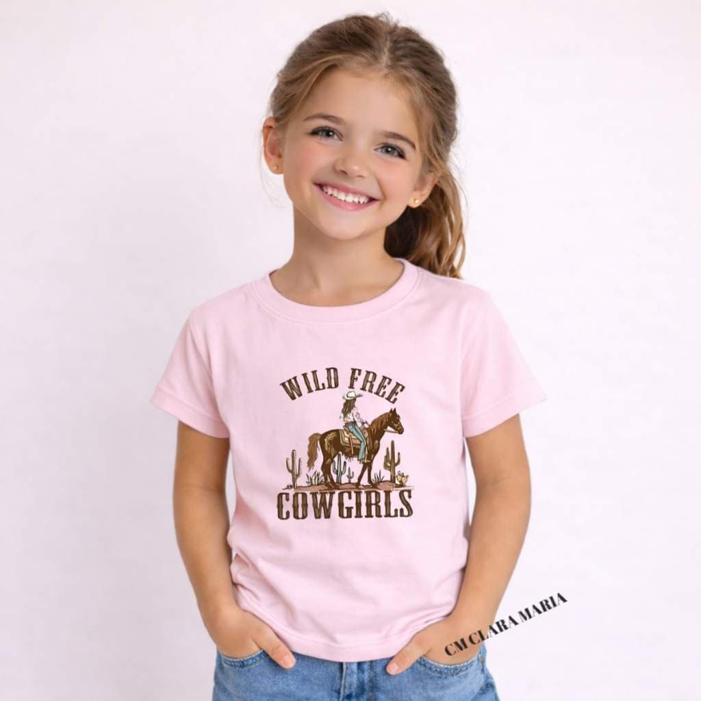 Camisa Infantil COW GIRLS Qualidade Roça Parque Animais Meninas Dia A Dia PROMOÇÃO Shopping