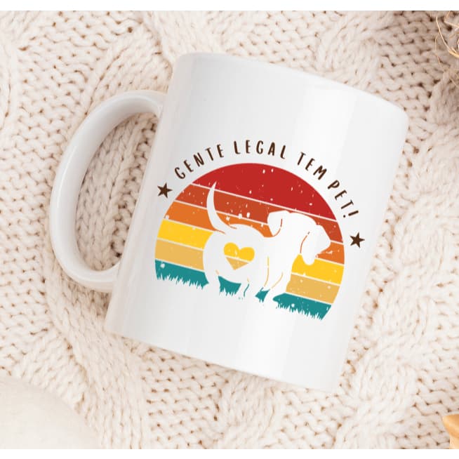 Caneca Gente Legal Tem Pet -  325ml