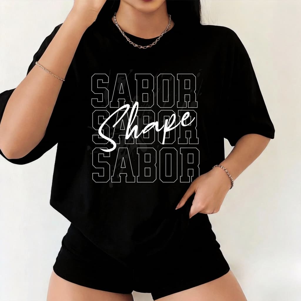 Camiseta blusa tshirt unissex divertida estampada sabor shape memes tendencias para treino academia