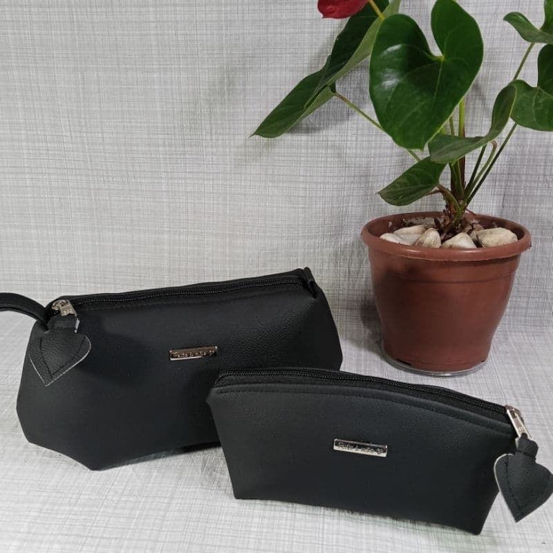 Kit 2 Nécessaires Pequenas Porta Maquiagem Organizadora Feminina