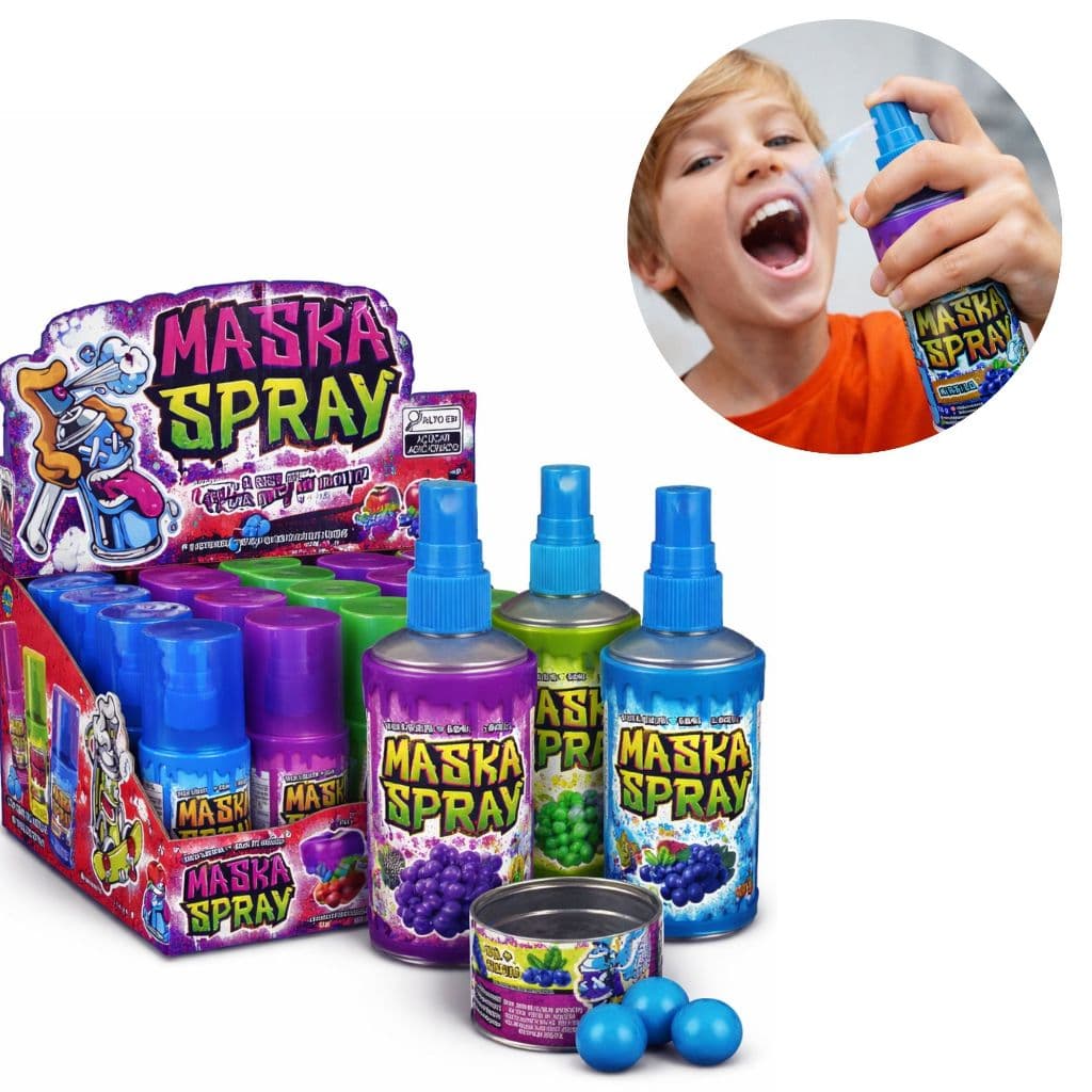 Maska Spray Bala Líquida com Goma – Caixa com 12 Unidades Sortidas