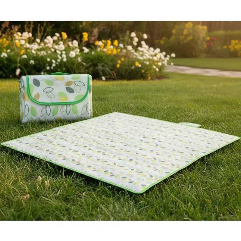 Toalha Tapete Para Piquenique Praia Camping Impermeável  Microfibra Grande  1.48 x 1.98m Secagem Rapida Xadrez