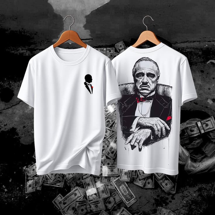 Camiseta Masculina Streetwear Premium Mafia Corleone - Envio Rapido