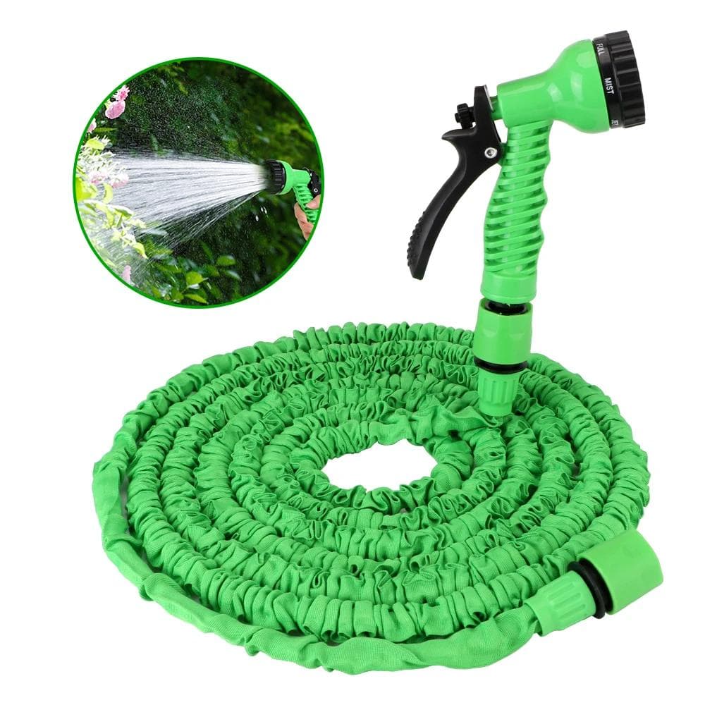 Mangueira Expansivel Flexivel e Retratil Elastica com Alta Pressão de Jardim 15 ou 30 Metros