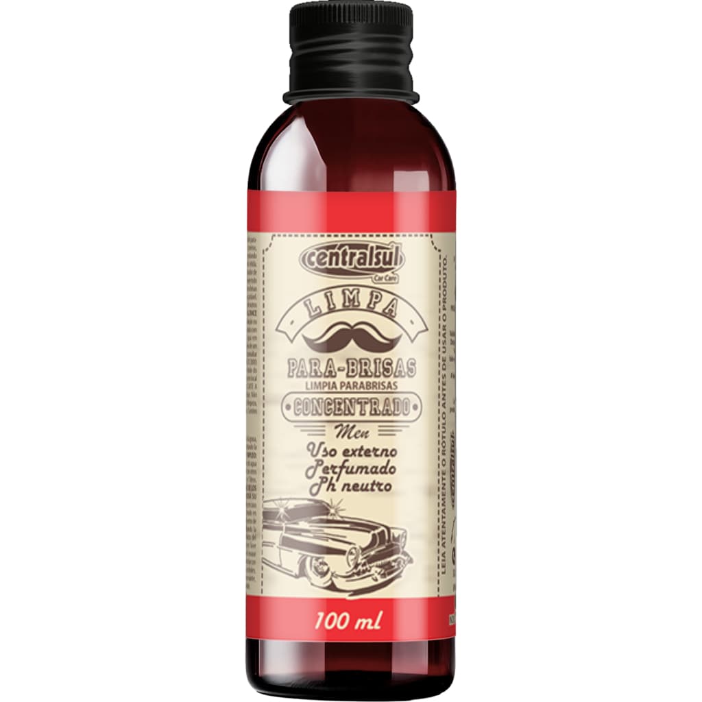 Centralsul Limpa Parabrisas Men Concentrado Limpeza Cuidados Carro 100 ml