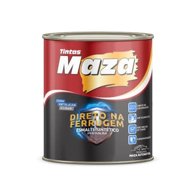 Tinta Esmalte Direto na Ferrugem 900mL Maza - Cores (lisas e metálicas)