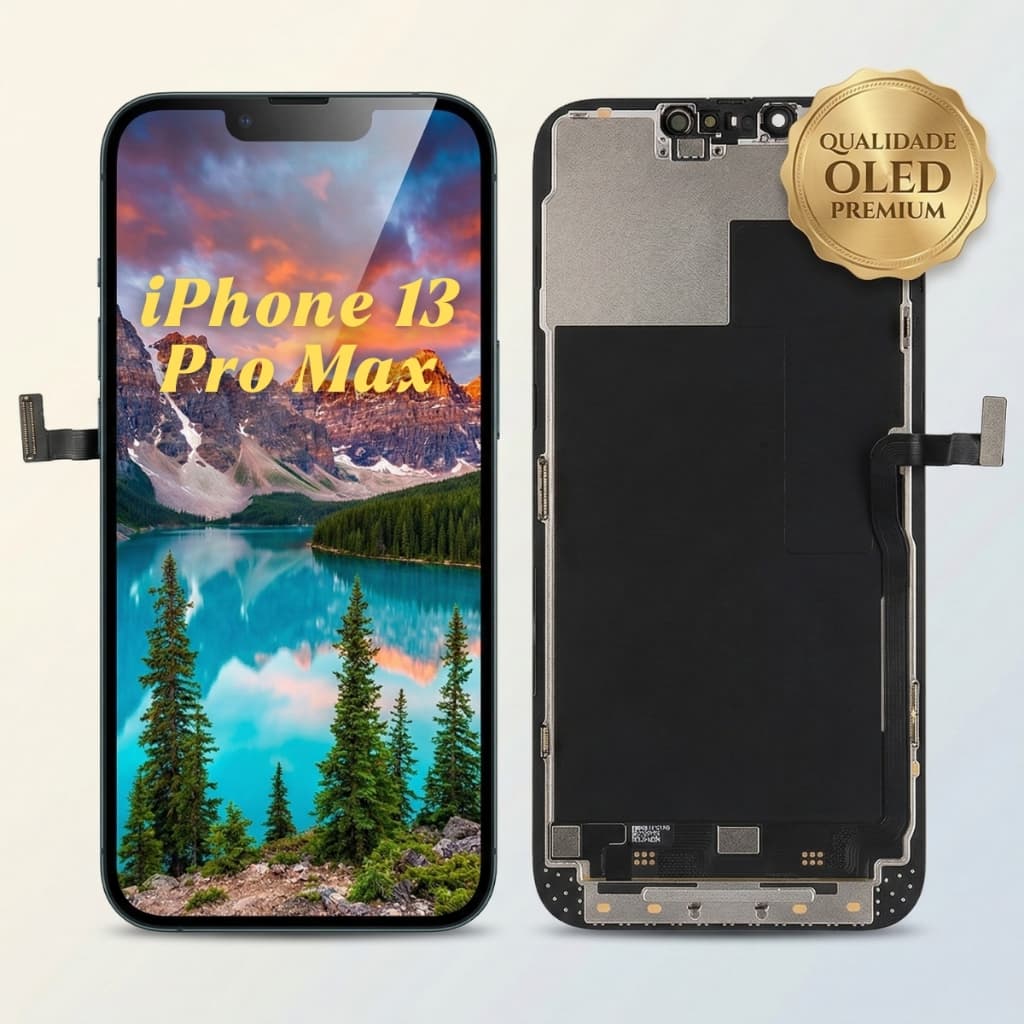 Tela Display compatível iPhone 13 Pro Max OLED Testada + Brinde Película de Vidro