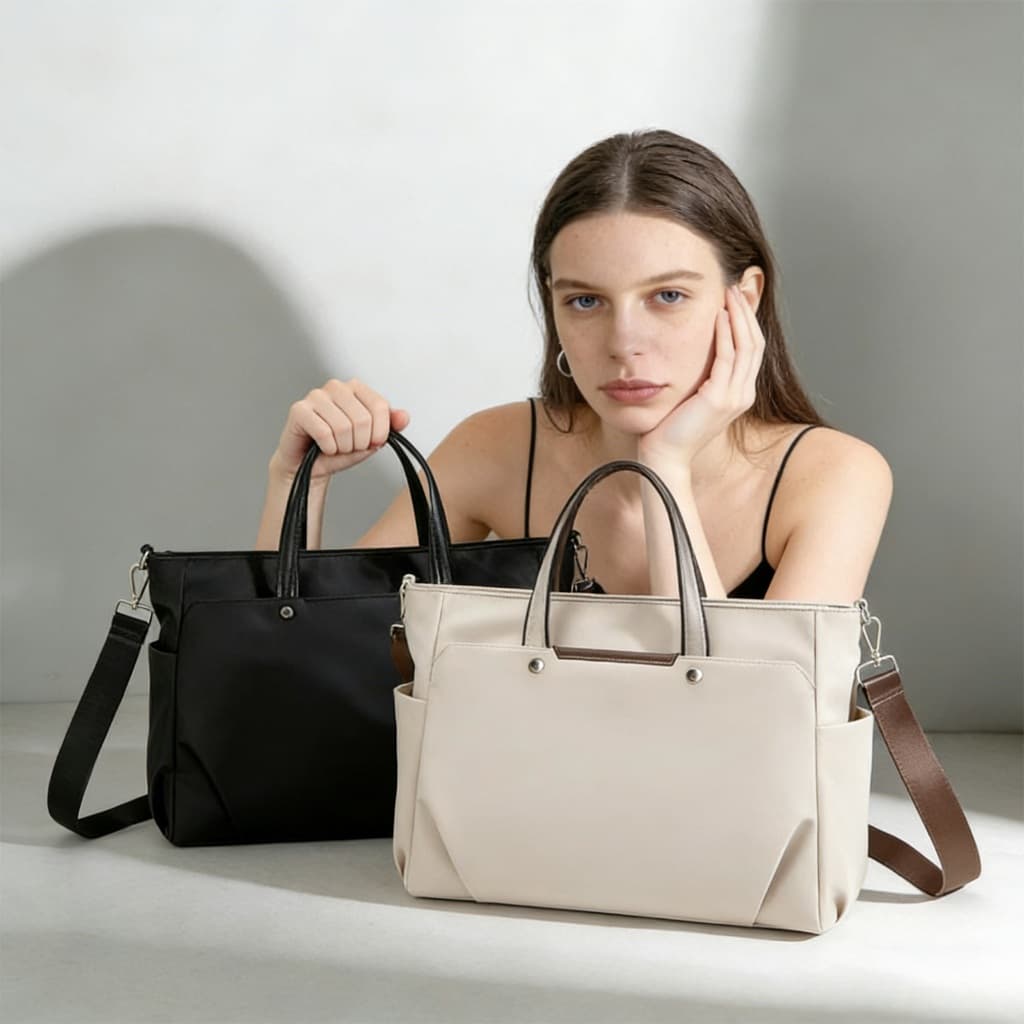 Bolsa Feminina Elegante com Carteira, Bolsa de Ombro Moderna com Alça Removível