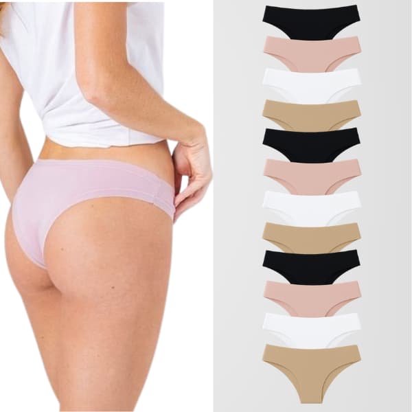 Calcinhas Tanga Sem Costura Premium Alta Qualidade Poliamida