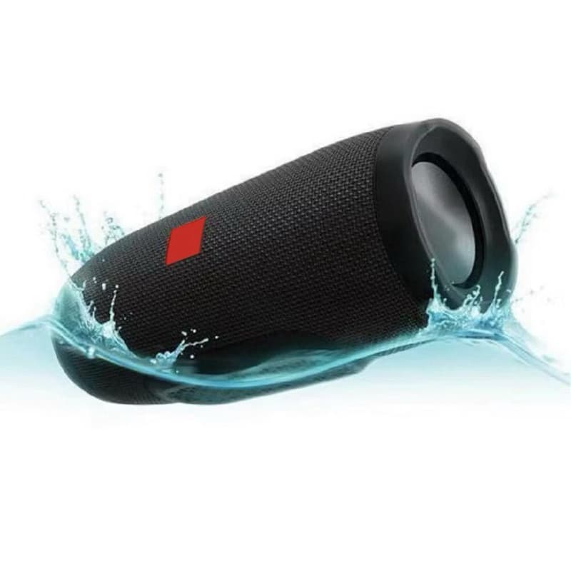 Caixa de Som Bluetooth Charge Mini Preta – Portátil, Som Potente e Bateria Recarregável