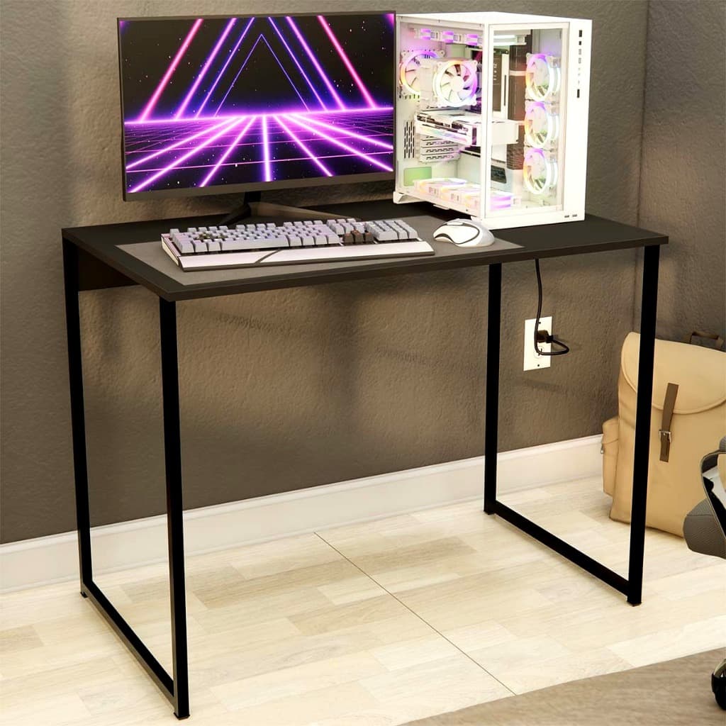 Mesa Escrivaninha Para Computador Estudo Gamer Home Office Escritorio Estilo Industrial Trabalho
