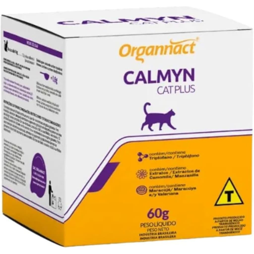 Organnact Calmyn Cat Plus 60g Suplemento Para Gatos Organnact Calmyn Cat Plus 60g Suplemento Para Gatos Organnact Calmyn