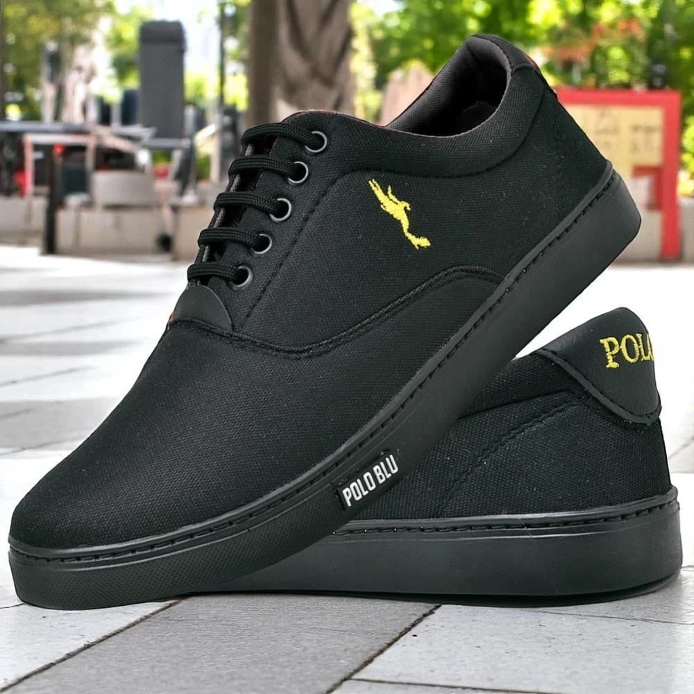 Sapatenis Masculino Polo Blu Super Leve e Confortavél Ótimo Preço Cano Baixo do 37 ao 46