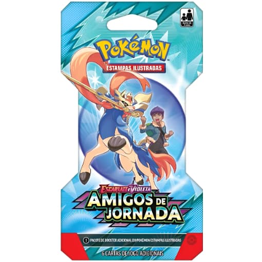 Cartas Pokémon Booster Amigos De Jornada C/ 6 Cartas Copag Amigos De Jornada Português