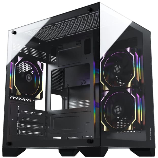 Gabinete Gamer Fortrek Clarity Lateral Vidro