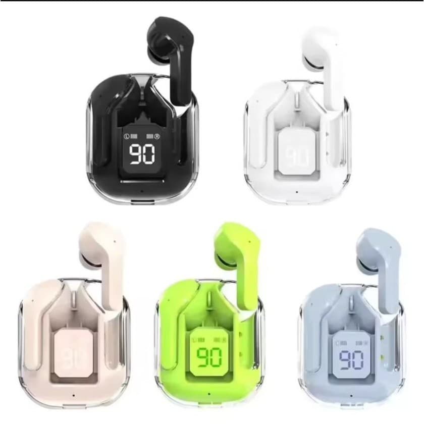 Fone Bluetooth 5.3 com Display LED – Bateria | Som Potente | Touch