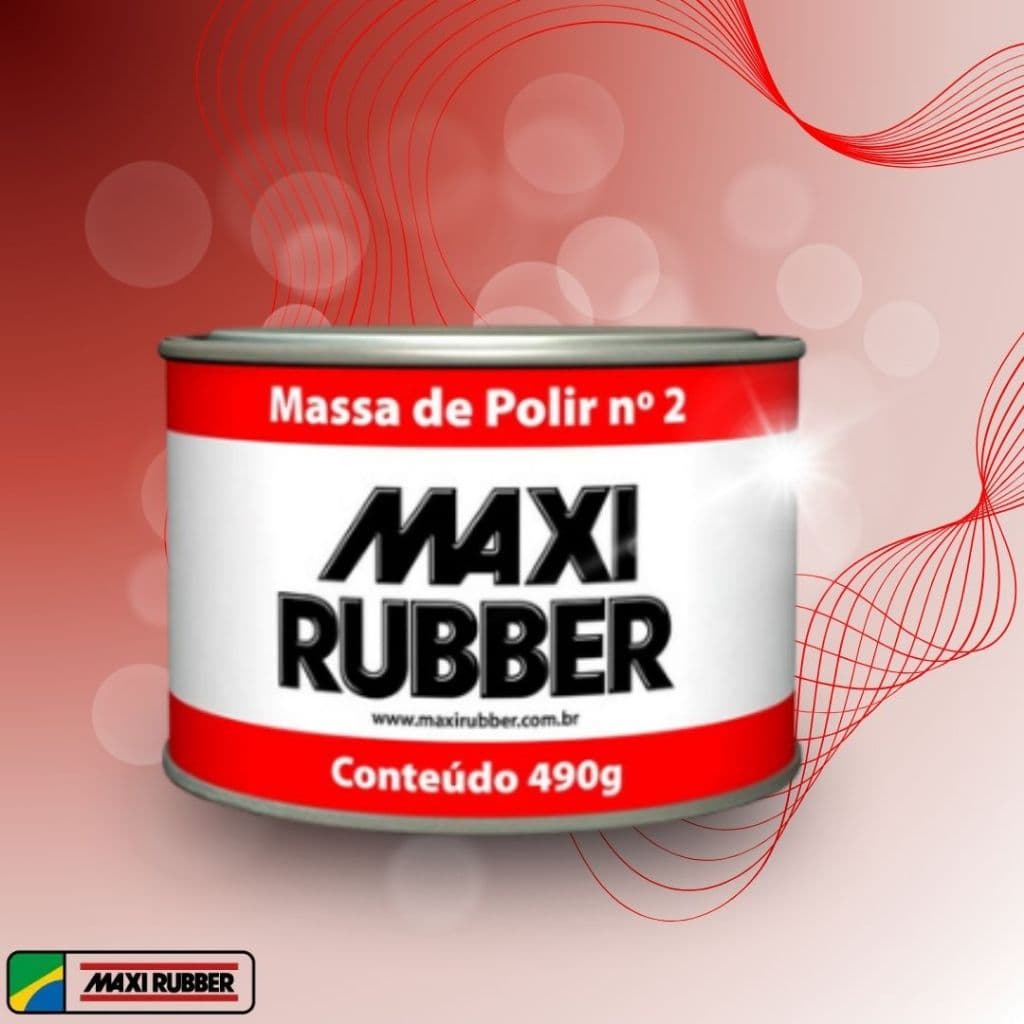 MASSA POLIR N2 490G MAXI RUBBER - (UNIVERSAL)