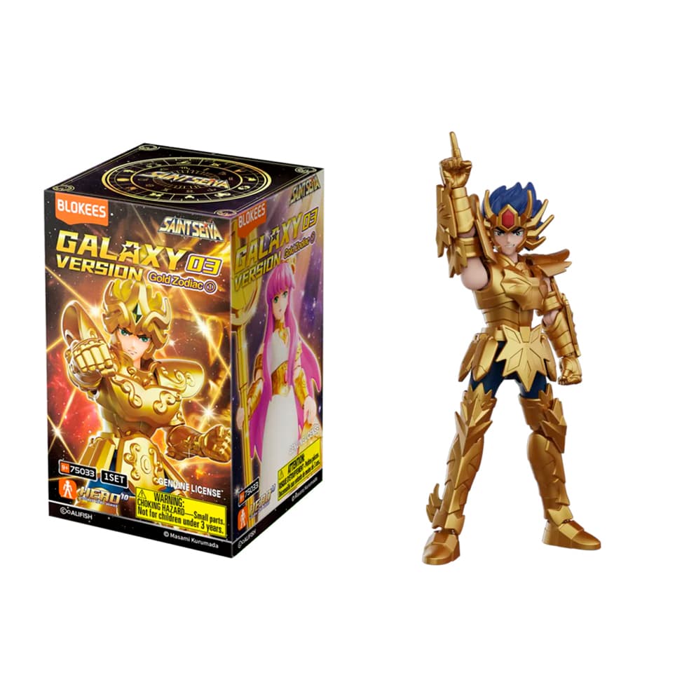 Boneco Cavaleiros Do Zodiaco Blokee Máscara da Morte Câncer