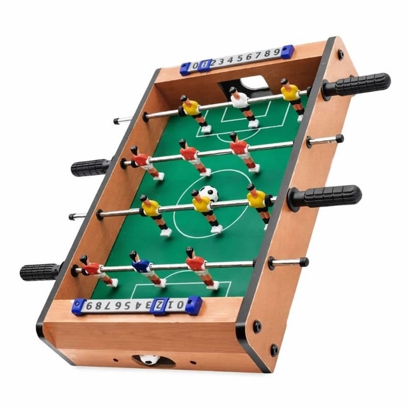 Mesa de Pinpolim Brinquedo Infantil jogo de futebol Totó com marcador