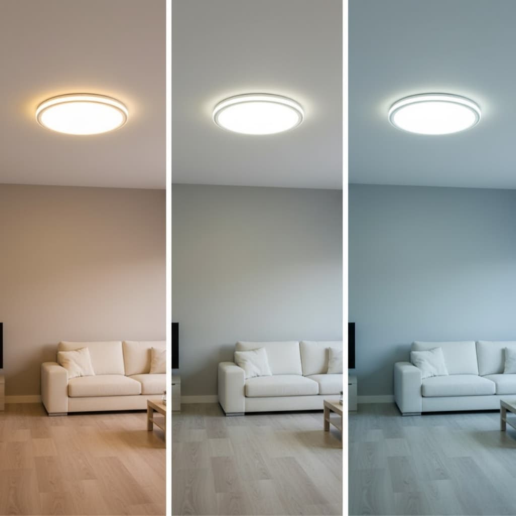 Luminária Plafon LED 31W Genova Redondo 3 Cores de Luz Quente Neutra Fria Promoção Frete Grátis