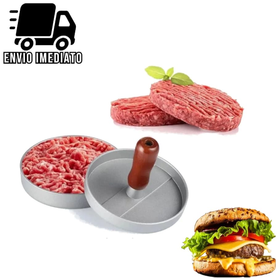 Forma Modelador de Hambúrguer Forma Modelador De Fazer Hambúrguer Caseiro Fácil E Rápido