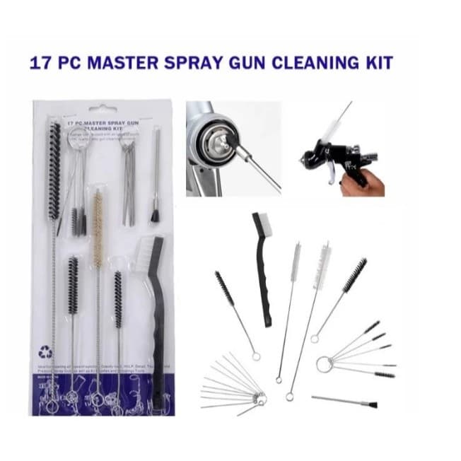Ferramentas Para Limpar Pistolas De Pintura  Reparo Agulha & Escova Conjunto Acessórios Limpos (3532)