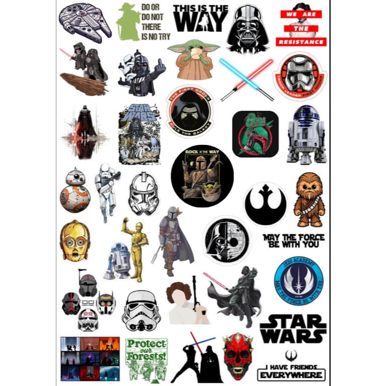 Adesivos Stickers Star Wars