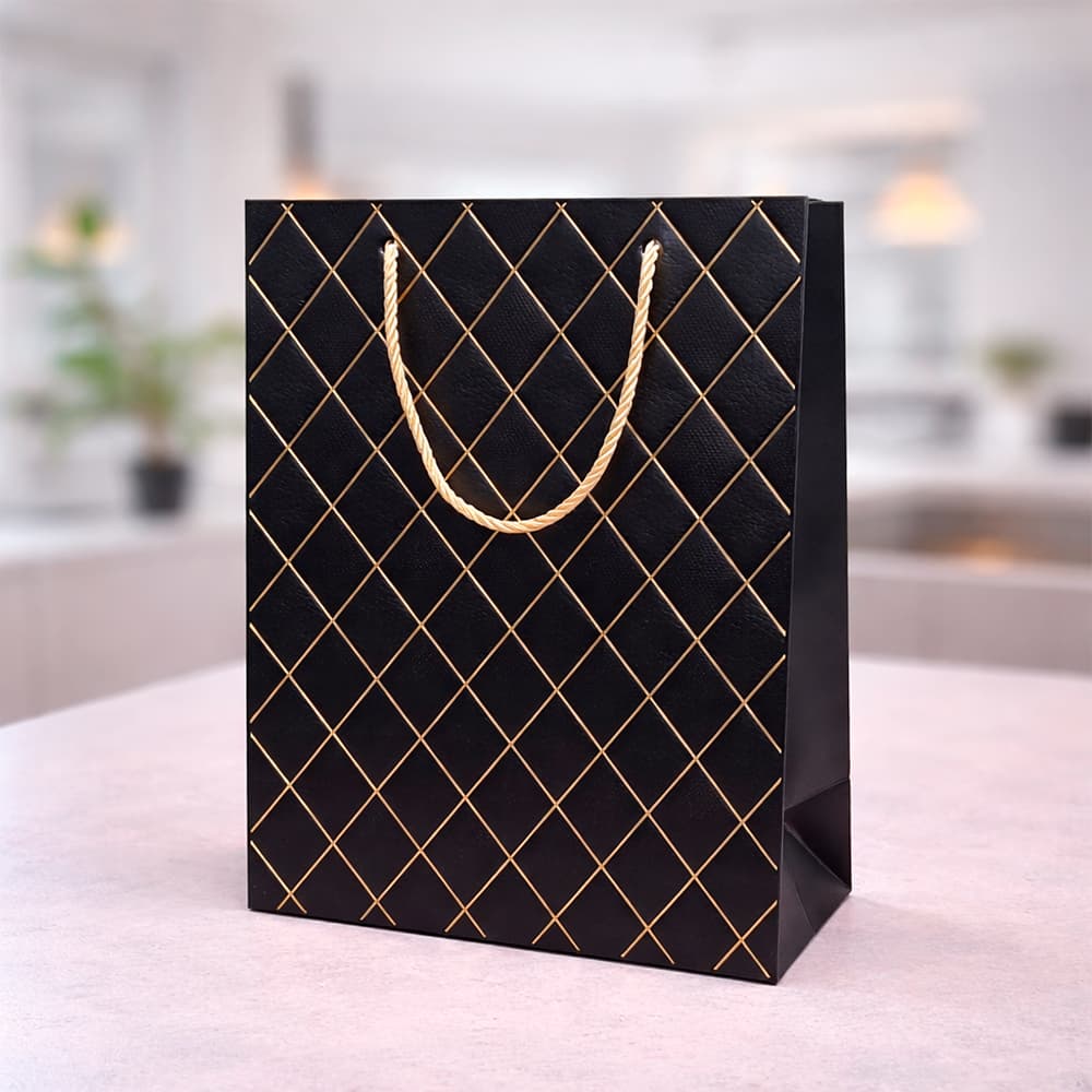 Embalagem de Presente Luxo Bolsa Sacola Resistente Aniversario Casamento Festa Brinde