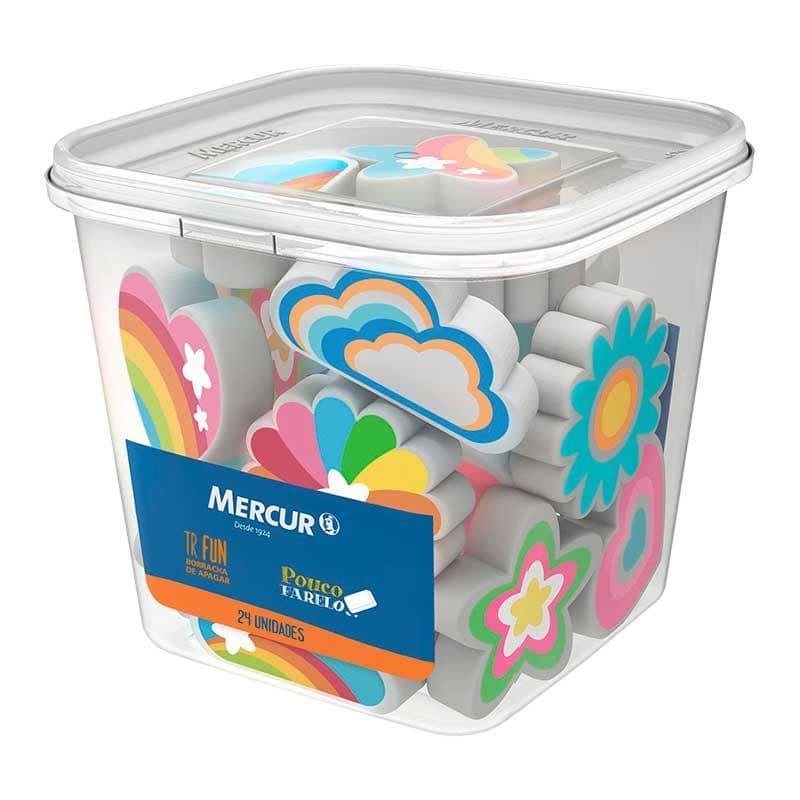 Borracha Decorada TR FUN Formas Sortidas Mercur