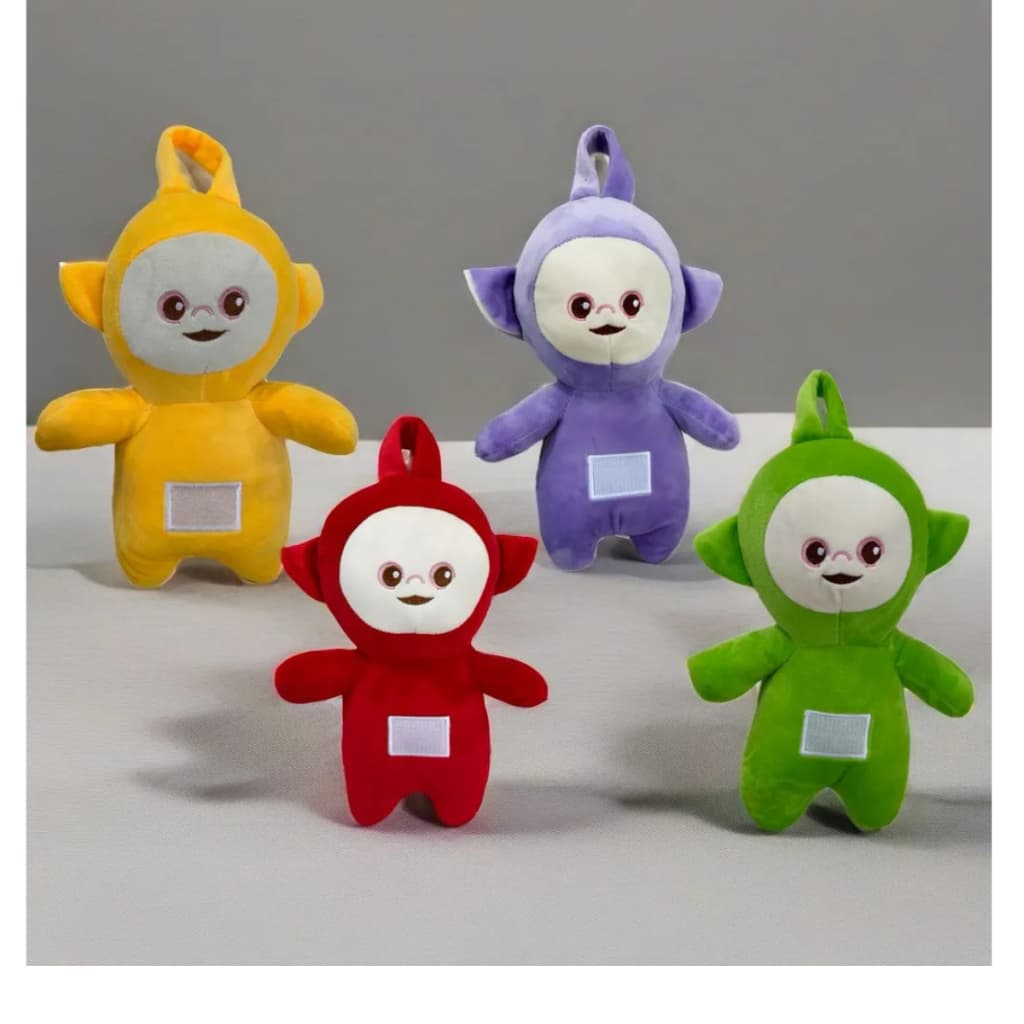 Kit 4 Pelúcia Teletubbies Personagem Cartoon Colorido