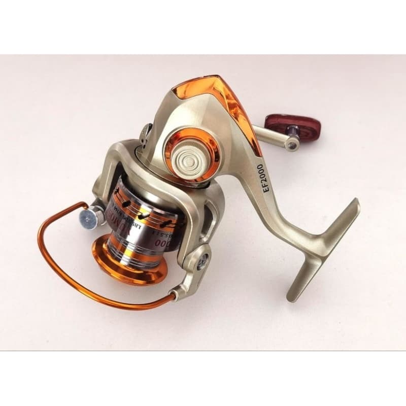 Pesca
Molinete Giratório de Pesca linha de metal Carretel Liso Acessível com Corpo de Grafite