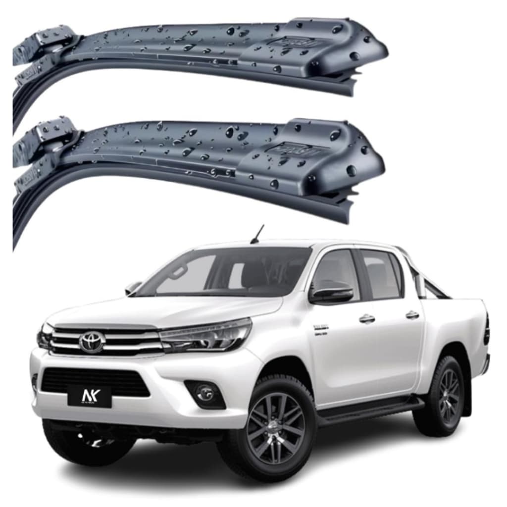 Par De Palhetas Limpador De Para-brisa Hilux