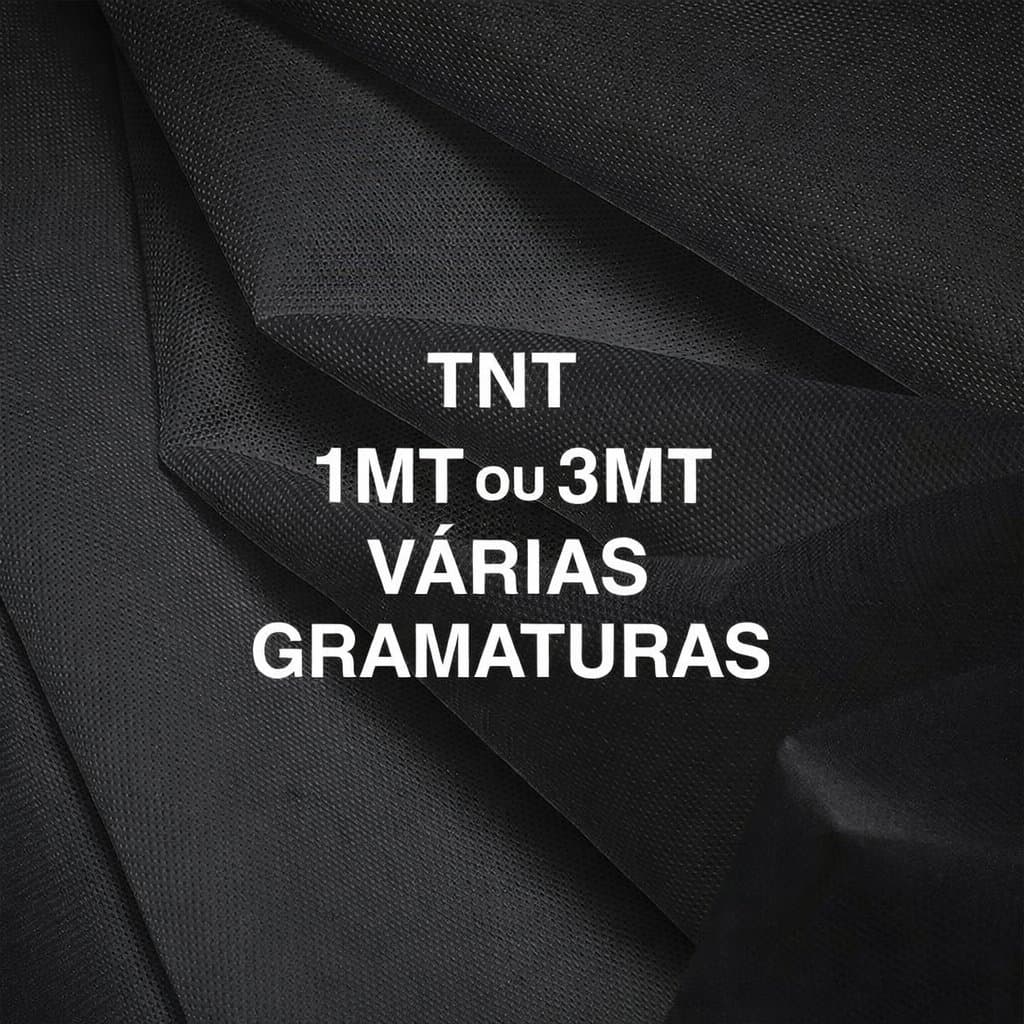 TNT branco e preto - várias gramaturas - 1 metro ou 3 metros por 1,40MT - para bolsas e mochilas