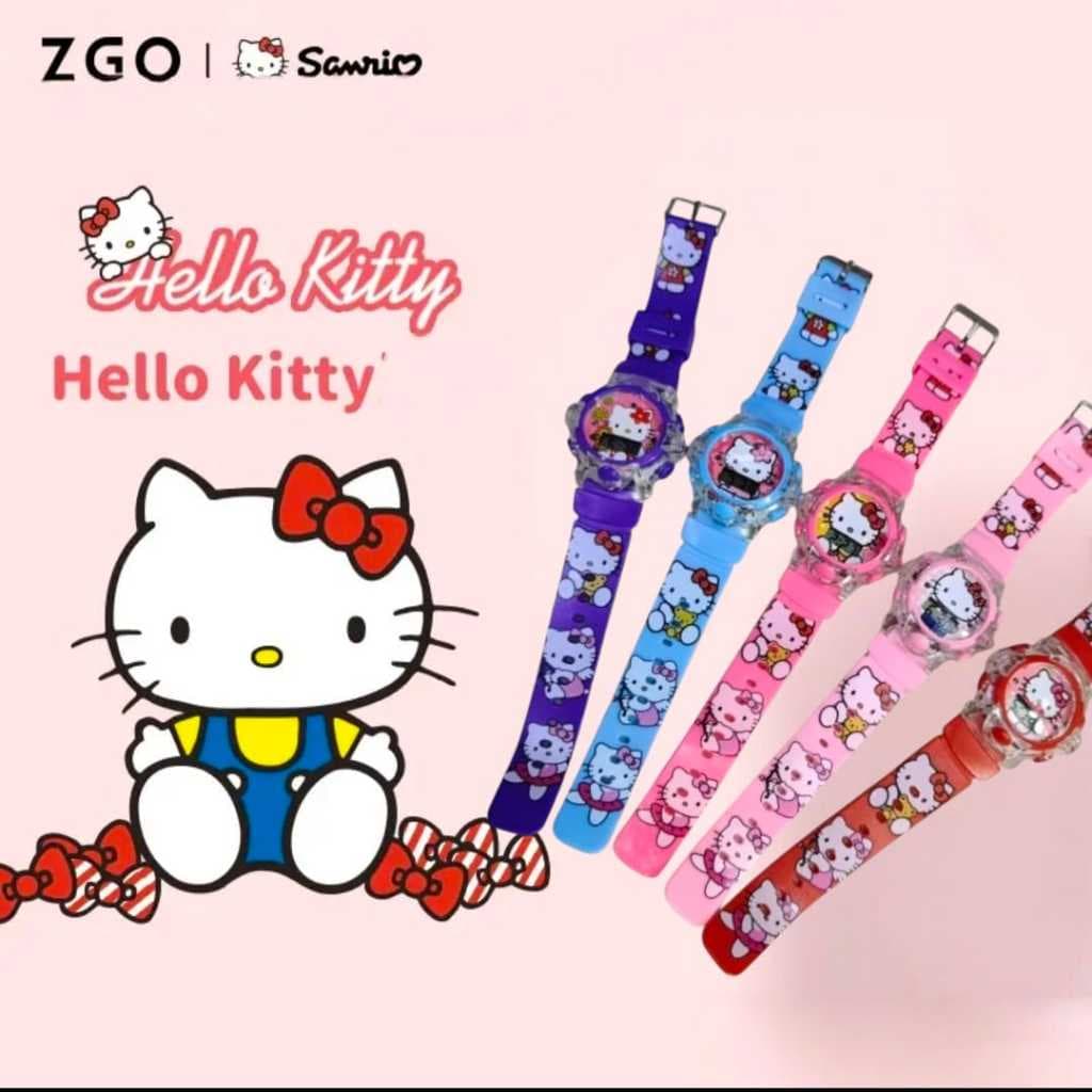 Relógio infantil personagem  Hello kitty