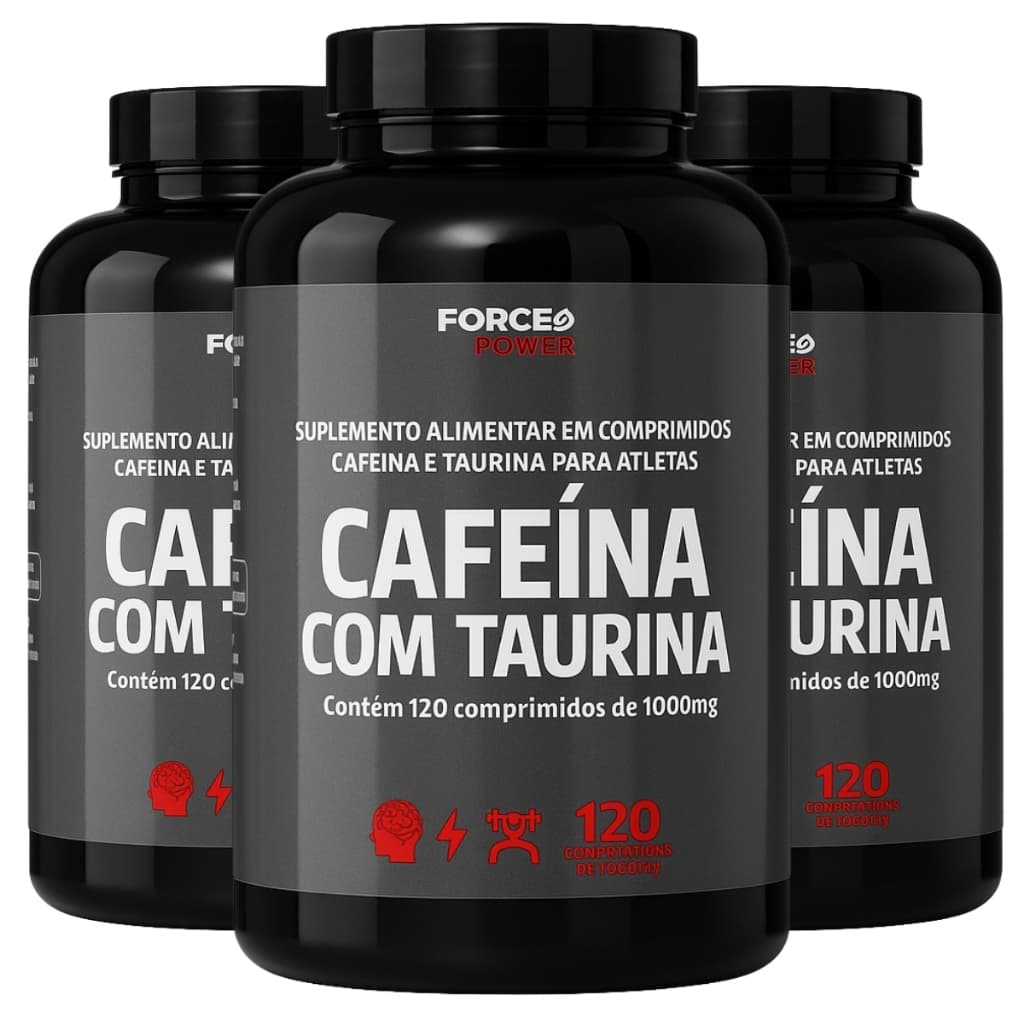 CAFEÍNA TERMOGÊNICO POTENTE com Taurina Pré Treino Completo -   ENVIO EM 24 HORAS