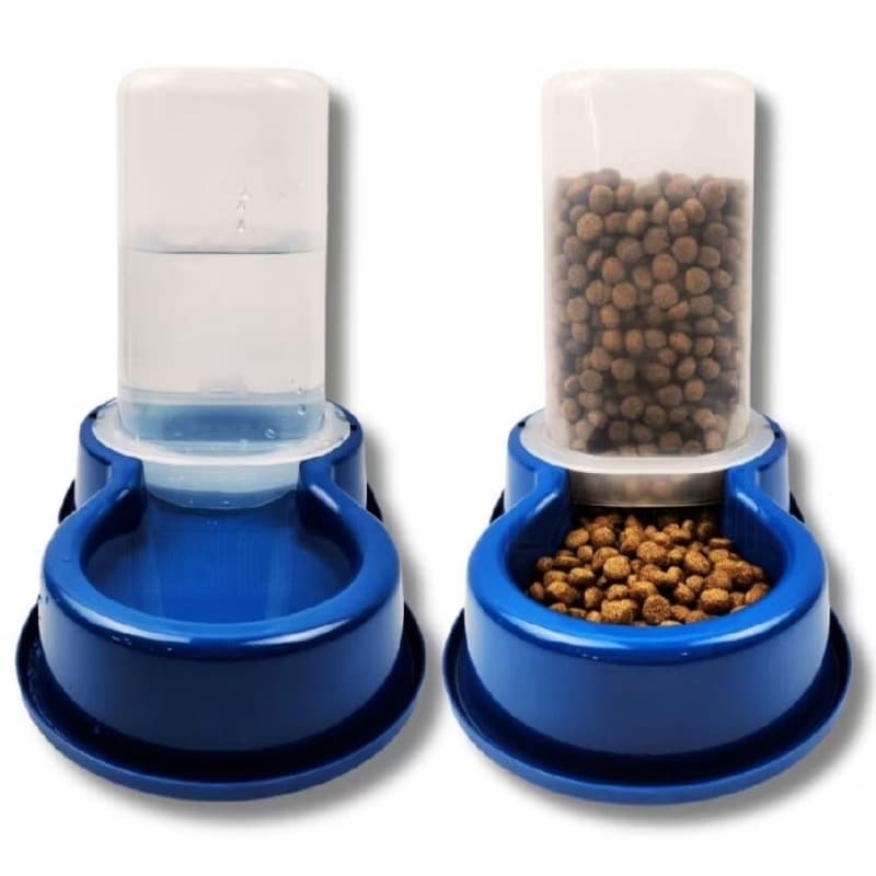Comedouro + Bebedouro Automatico Flex para Cães e Gatos 1,5 ML  Ração e Água