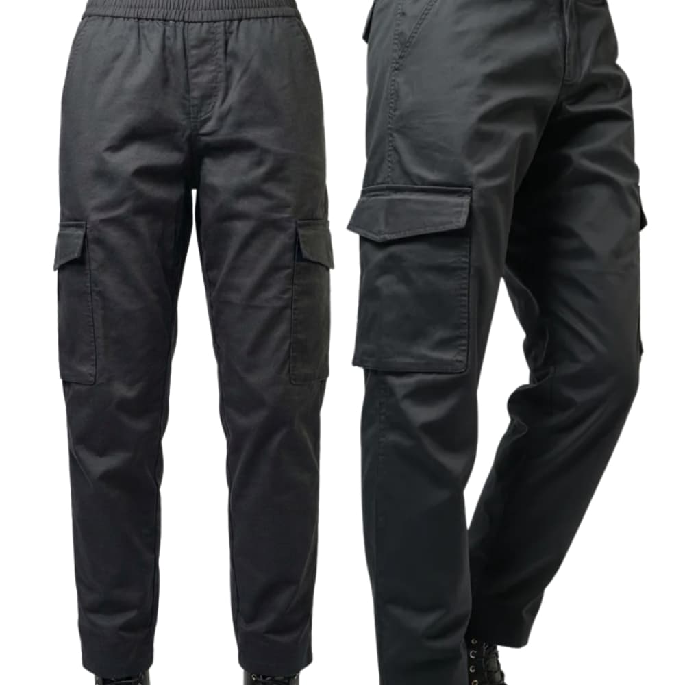 KIT 2 Calça Cargo 6 Bolsos Brim Qualidade Resistente Trabalho Pesado Uniformes Dia a Dia