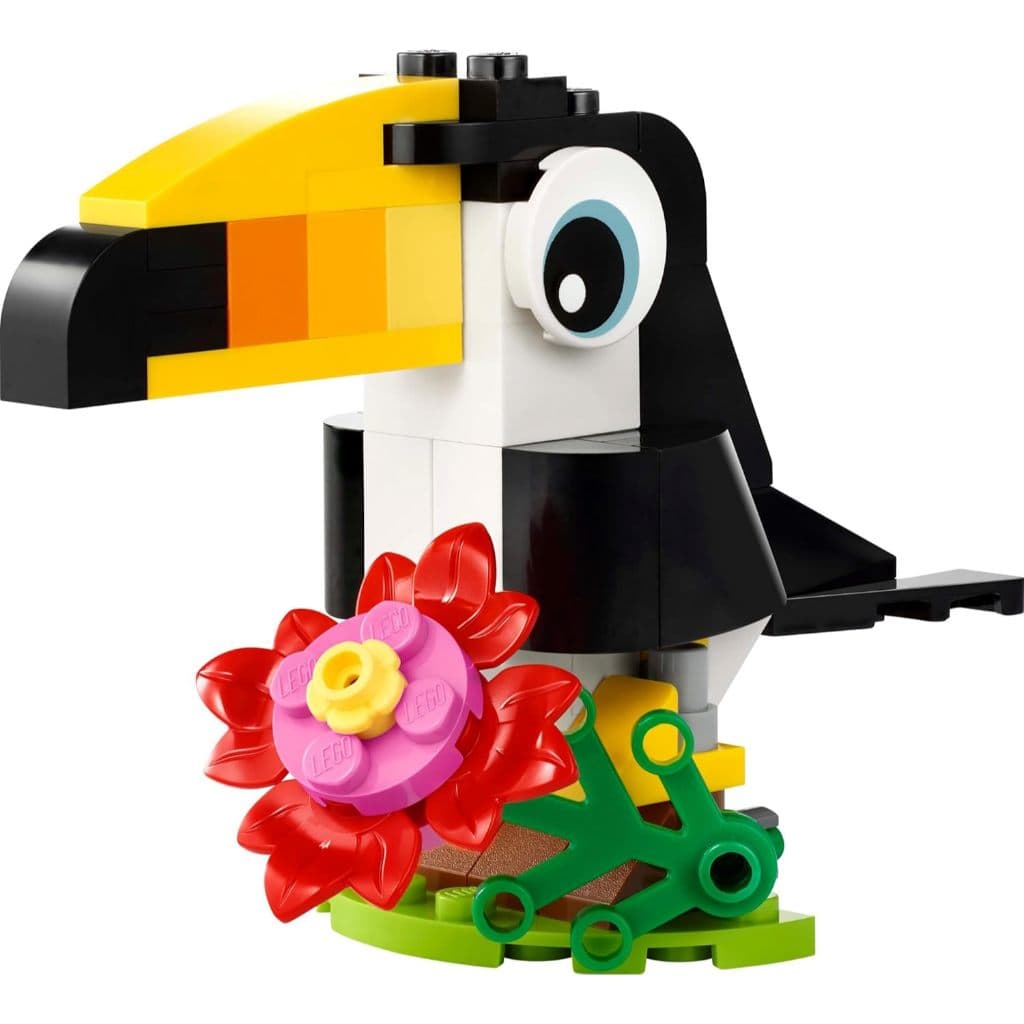 Conjunto de construção Lego Creator 3 em 1 30688, 59 peças em bolsa